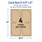 Avery Printable Leaf Flat Cards, 3-1/2" x 5", Matte Kraft Brown Cardstock, Print-to-The-Edge, Laser/Inkjet Printable, 40 Total, Great for Product Branding, Marketing, and More